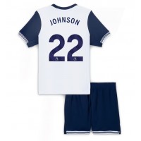 Camisa de time de futebol Tottenham Hotspur Brennan Johnson #22 Replicas 1º Equipamento Infantil 2024-25 Manga Curta (+ Calças curtas)